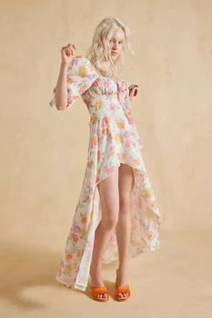 推荐For Love & Lemons Petal Floral Midi Dress商品