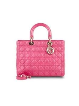 [二手商品] Dior | Cannage Leather Top Handle Bag 