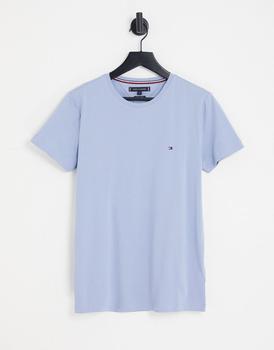 Tommy Hilfiger | Tommy Hilfiger icon logo slim fit t-shirt in light blue商品图片,