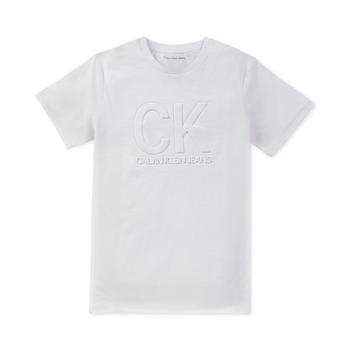 Calvin Klein | Big Boys Graphic-Print Cotton T-shirt商品图片,7折×额外8折, 独家减免邮费, 额外八折