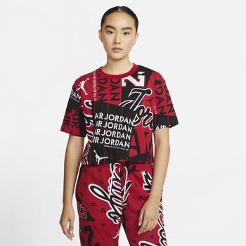 aj女, Jordan | Jordan Plus AOP Core T-Shirt - Women's商品图片 7.7折, 满$120减$20, 满$75享8.5折, 满减, 满折