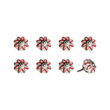 KNOB-IT | Handpainted Ceramic Knob Set of 8,商家Macy's,价格¥253