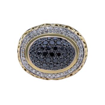 商品Charles Krypell | Charles Krypell Women's Sterling Silver and 18K Gold Ring,商家Premium Outlets,价格¥8901图片