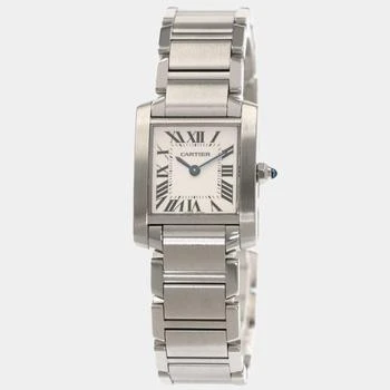 推荐Cartier Ivory Stainless Steel Tank Francaise W51008Q3 Quartz Women's Wristwatch 20mm商品