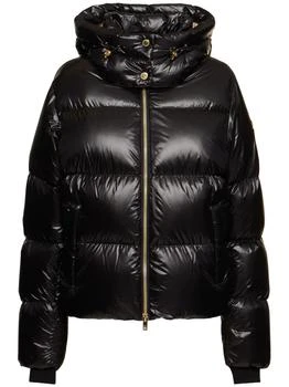 Moose Knuckles | Moonstone Gold Patent Down Jacket,商家LUISAVIAROMA,价格¥4289