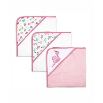 3 Stories Trading | Baby Girls Hooded Towels, Pack of 3,商家Macy's,价格¥187