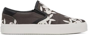 AMIRI | Grey & White Playboy Edition Slip-On Sneakers商品图片,独家减免邮费