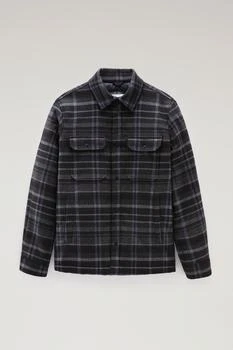 Woolrich | 羊毛外套 Padded Alaskan Check Overshirt in Recycled Wool,商家Woolrich,价格¥1405