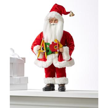 商品Holiday Lane ABCs Standing Classic Santa Figurine, Created for Macy's,商家Macy's,价格¥672图片