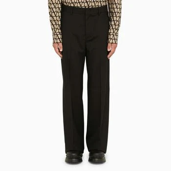 Valentino | Regular black wool trousers 额外4.4折, 满$110享9折, 独家减免邮费, 满折, 额外四四折