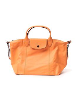 longchamp tote是什么牌子, Longchamp | Longchamp Le Pliage Cuir Medium Tote Bag商品图片 8.2折