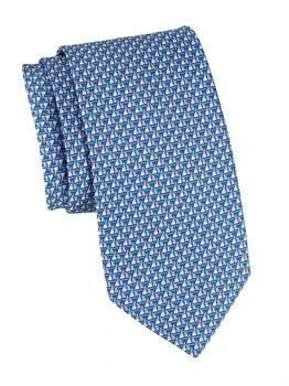 Salvatore Ferragamo | Ancora Sailboat Silk Tie,商家Saks Fifth Avenue,价格¥1770