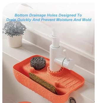 Vigor | Splash Faucet Drain Gaurd Rack Super Absorbent Fast Drying Mat Sink Gadget Drip Catcher For Kitchen Rag Sponge Brush,商家Verishop,价格¥76