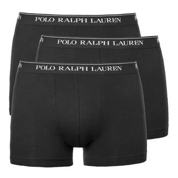 推荐Polo Ralph Lauren 3 Pack Trunks - Black商品