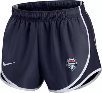 NIKE | Nike Women's USA 2024 Tempo Navy Shorts,商家Dick's Sporting Goods,价格¥158