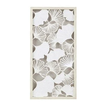 Martha Stewart | Lillian Framed Rice Paper Shadow Box Gingko Leaf Wall Decor Art,商家Macy's,价格¥670