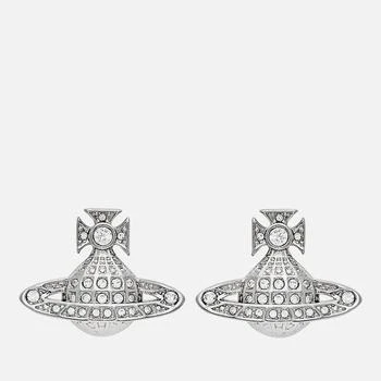 推荐Vivienne Westwood Minnie Bas Relief Platinum-Plated Earrings商品