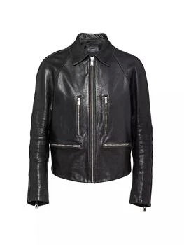 Prada | Leather Jacket,商家Saks Fifth Avenue,价格¥60759