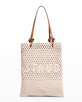 推荐Logo Crochet Beach Tote Bag商品