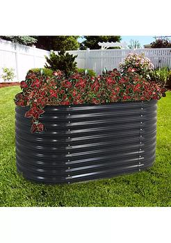商品Sunnydaze Decor | Galvalume Steel Rectangle Raised Garden Bed - Dark Gray - 62.5 in,商家Belk,价格¥1492图片