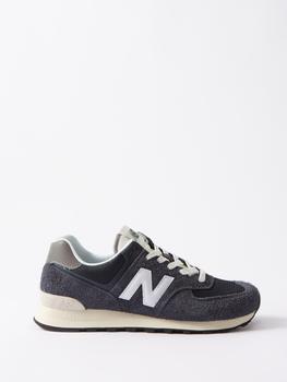 美国新百伦, New Balance | U574 suede and mesh trainers商品图片 