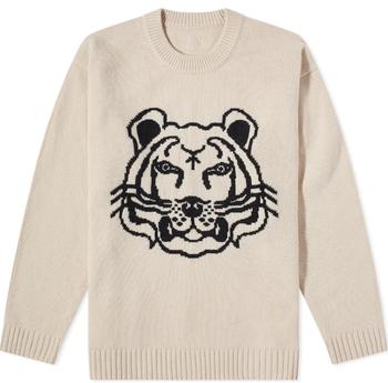 Kenzo | Kenzo Mens Sand K-Tiger Crewneck Sweater, Size Medium商品图片,5折