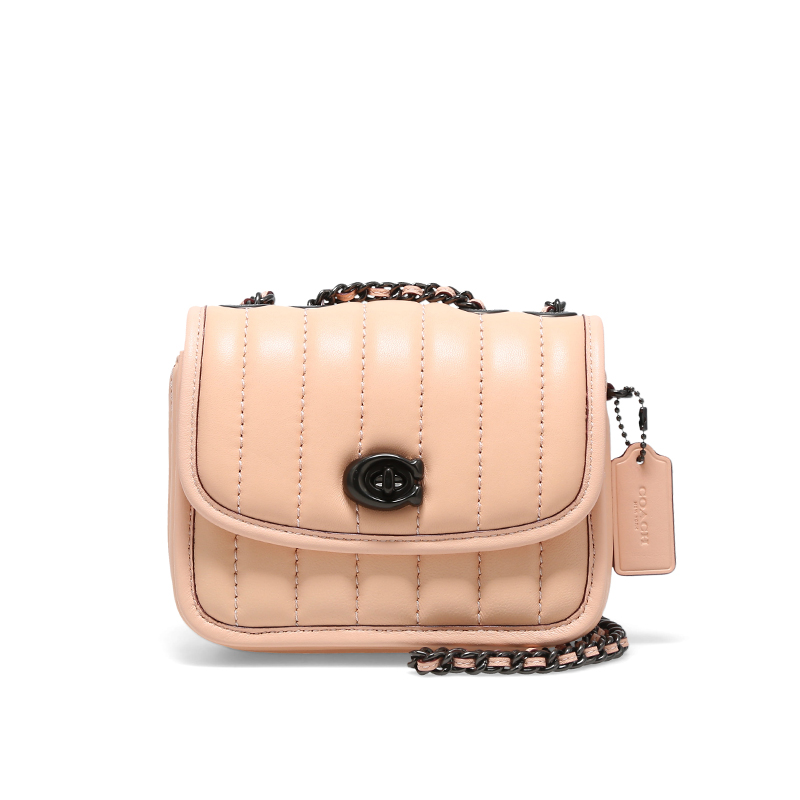 Vicenzo Leather链条包, Coach | COACH 迷你女士皮质单肩斜挎链条包 4870V5S9W商品图片 包邮包税