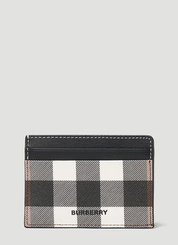 巴宝莉包图片, Burberry | Check Motif Cardholder in Brown商品图片 
