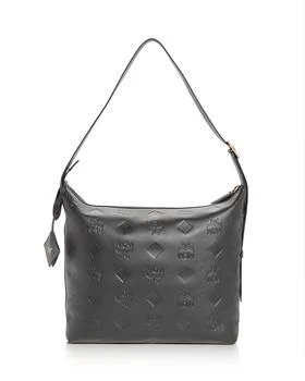 MCM | Large Aren Maxi Monogram Leather Shoulder Bag 