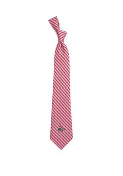 推荐NCAA Ohio State Buckeyes Gingham Tie商品