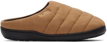 SSENSE Exclusive Tan Quilted Slippers,价格$17.24