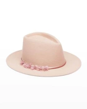 推荐Blaine Flower Felt Fedora Hat商品