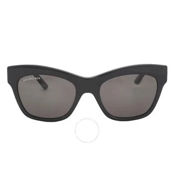 Balenciaga | Grey Cat Eye Ladies Sunglasses BB0132S 001 53 3.9折