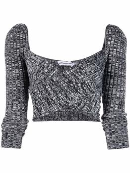 Crossover Culture多少钱, Self Portrait | Crossover knit top商品图片 4.9折