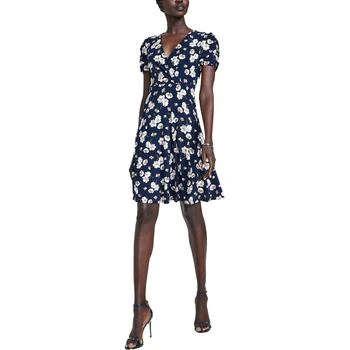 Tommy Hilfiger | Tommy Hilfiger Womens Petites Floral Print Mini Sheath Dress 2折