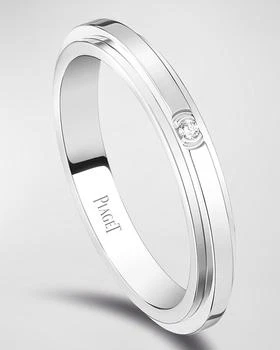 PIAGET | Possession 18K White Gold 1-Diamond Ring,商家Neiman Marcus,价格¥14683