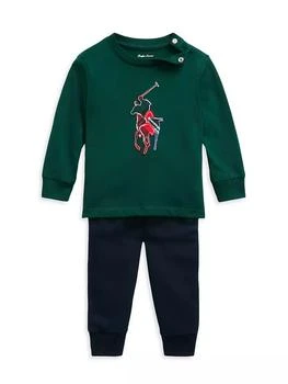 Ralph Lauren | Baby Boy's Long-Sleeve T-Shirt & Joggers Set 