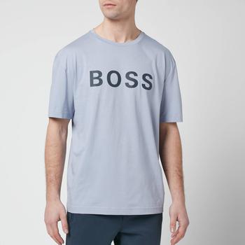 推荐BOSS Green Men's Logo 6 T-Shirt - Open Blue商品