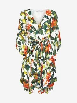 Alice + Olivia | Marva print viscose mini dress 5折, 独家减免邮费