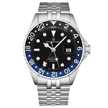 Revue Thommen | Revue Thommen Diver GMT Automatic Black Dial Mens Watch 17572.2233商品图片,2.8折, 满$275减$25, 满减