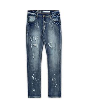 Reason Clothing | Plus Size Stitchworks Ripped Washed Jeans商品图片,2.4折×额外8折, 额外八折