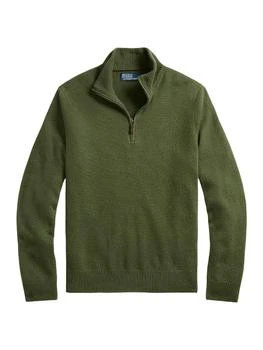 Ralph Lauren | Wool Quarter-Zip Sweater,商家Saks Fifth Avenue,价格¥1717