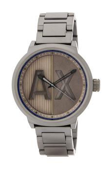手表男阿玛尼评价, Armani Exchange | Men's Initials Bracelet Watch, 49mm商品图片 5.9折