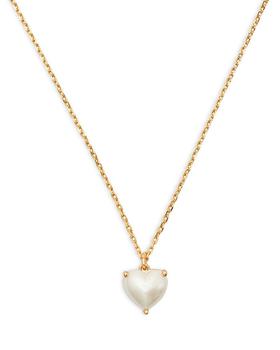 Kate Spade | My Love June Birthstone Heart Pendant Necklace, 16"-19"商品图片,