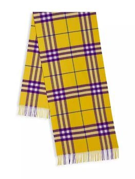 推荐Check Cashmere Scarf商品