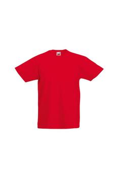 The Loom | Fruit Of The Loom Childrens/Teens Original Short Sleeve T-Shirt (Red)商品图片,