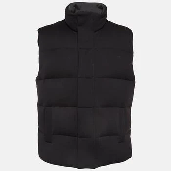 推荐Fendi Black Nylon Blend Zipper Puffer Vest L商品