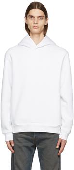 艾克妮, Acne Studios | White Hooded Sweatshirt商品图片 2.2折, 满2件减$5, 满减