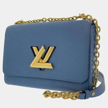 [二手商品] Louis Vuitton | Louis Vuitton Blue Epi Leather Twist MM Shoulder Bag 独家减免邮费