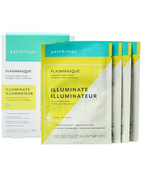 推荐Patchology 4pc FlashMasque Illuminate 5 Minute Sheet Mask商品